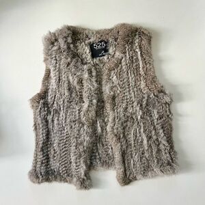 525 America Luxe Genuine Rabbit Fur Vest XS